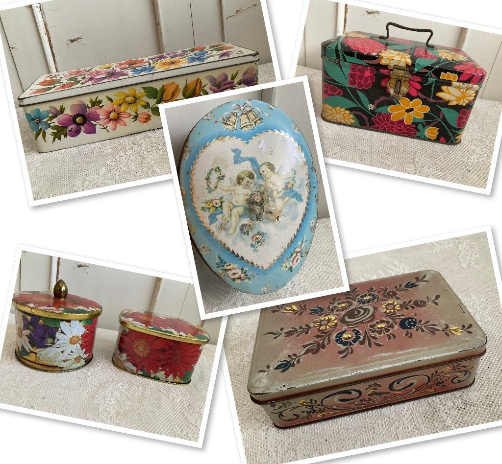 Brocante oude blikjes / 3x Cote D'ore, Antiek en Kunst, Curiosa en Brocante, Ophalen of Verzenden