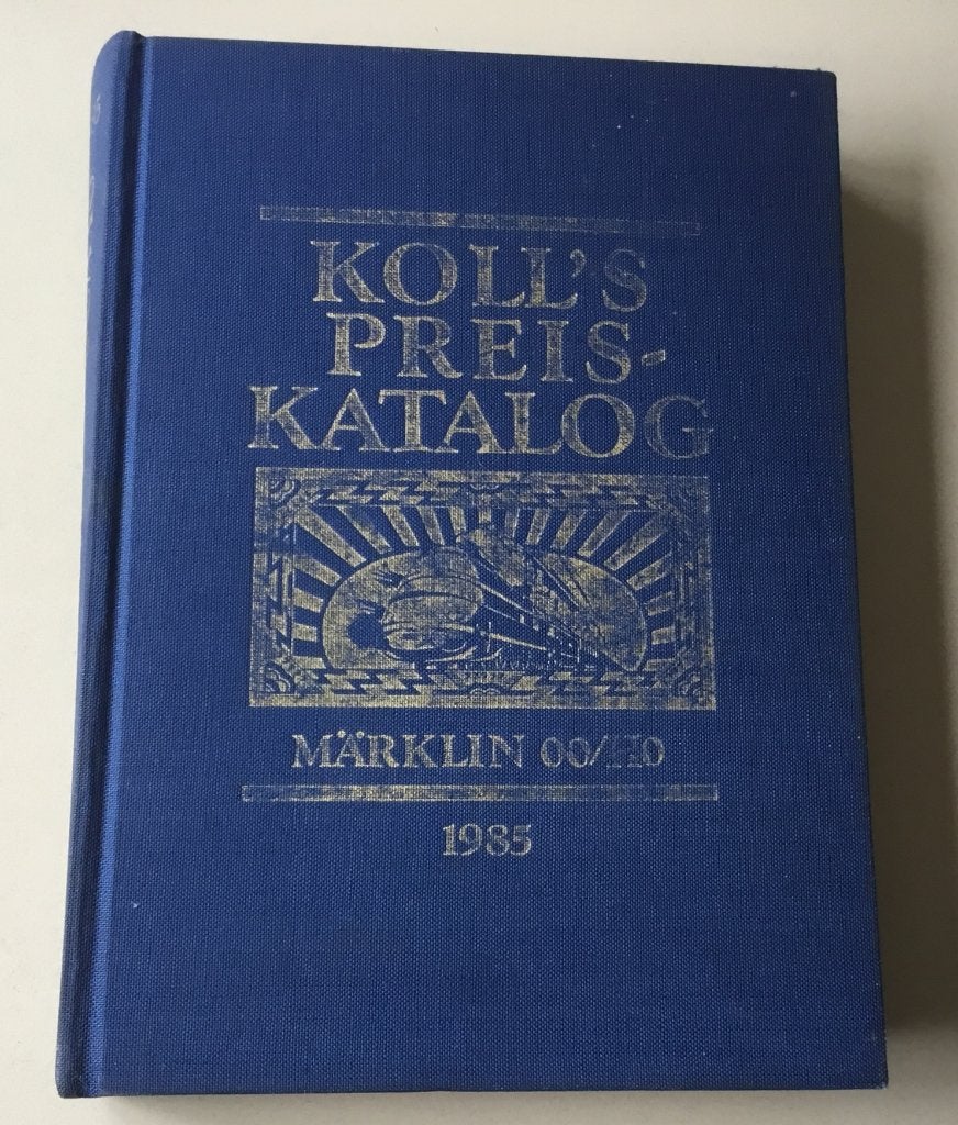Märklin H0 Koll's Prijscatalogus 1985 gebonden editie 672, Wisselstroom, Zo goed als nieuw, Märklin, Boek, Tijdschrift of Catalogus