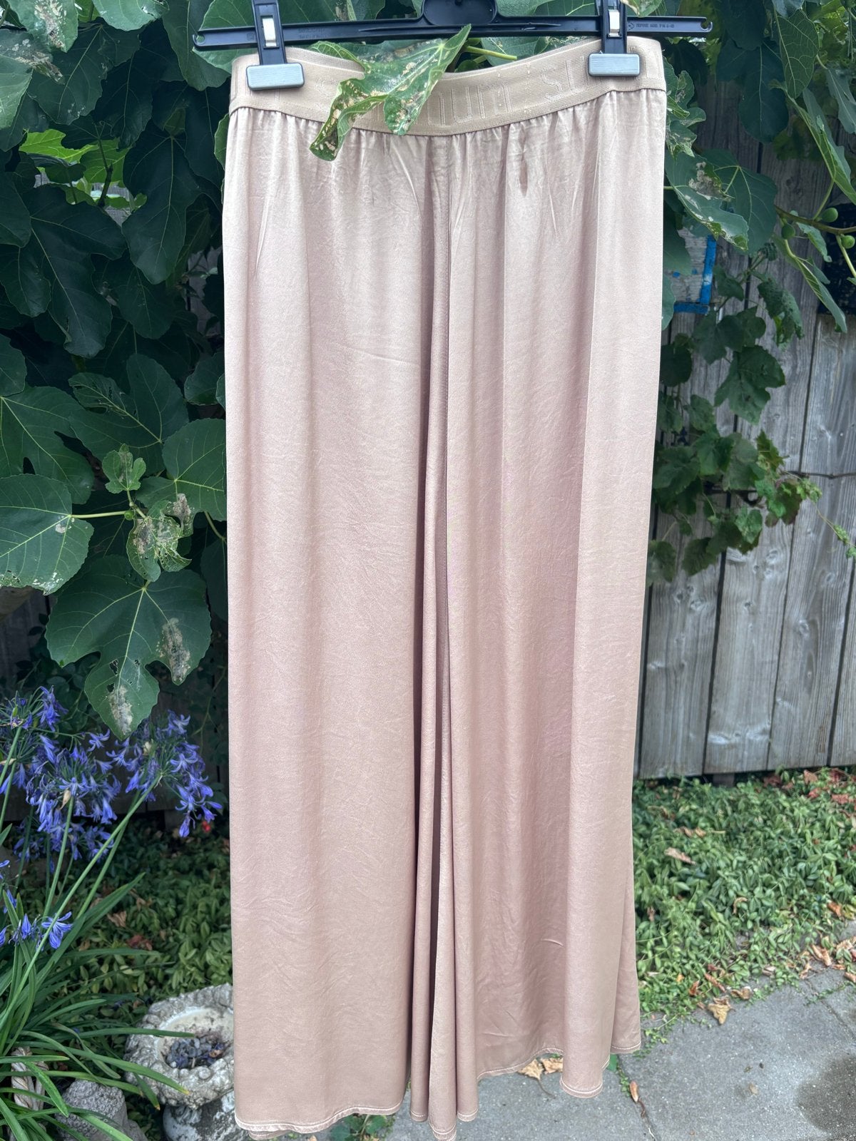 Summum satijnen rok maat 38 (M) beige, Maat 38/40 (M), Verzenden, Beige, Zo goed als nieuw