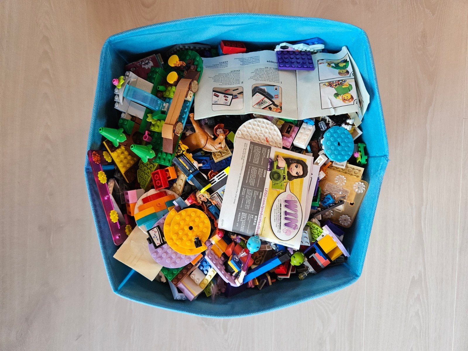 7.6 kilo lego, Ophalen, Zo goed als nieuw, Losse stenen, Lego