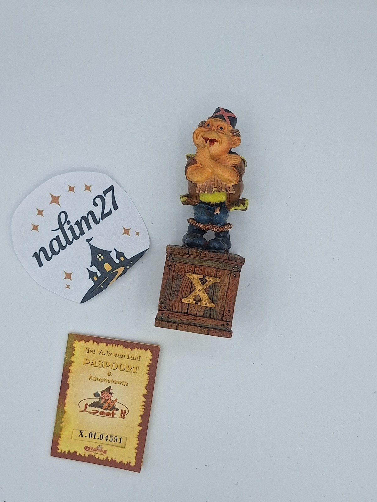 efteling laven letter X, Ophalen of Verzenden, Zo goed als nieuw, Beeldje of Poppetje