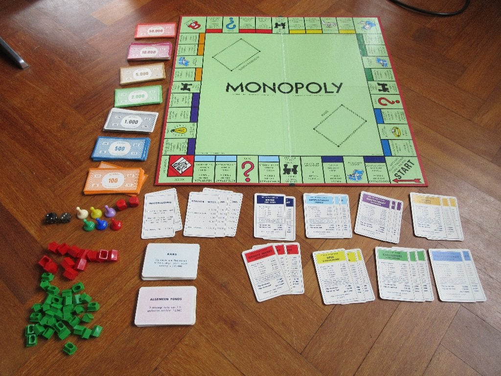 Monopoly gulden, Vijf spelers of meer, Ophalen of Verzenden, Gebruikt