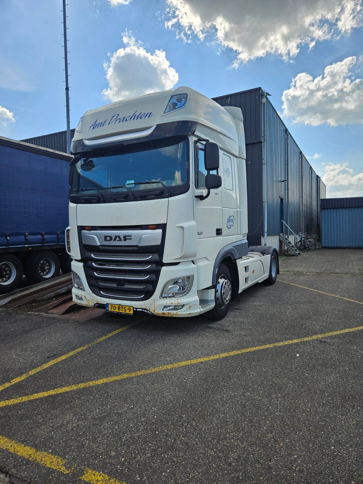 Daf 480, Automaat, Stof, Euro 6, Wit