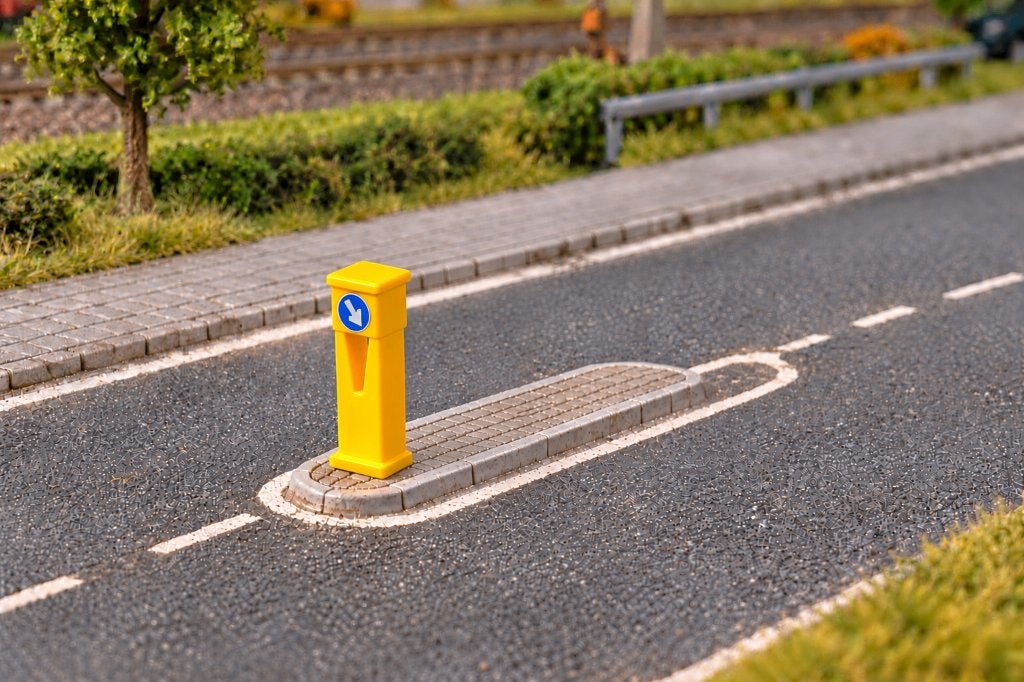 2 stuks Verkeerszuil – Schaal H0, Overige merken, Gelijkstroom of Wisselstroom, Overige typen, Nieuw