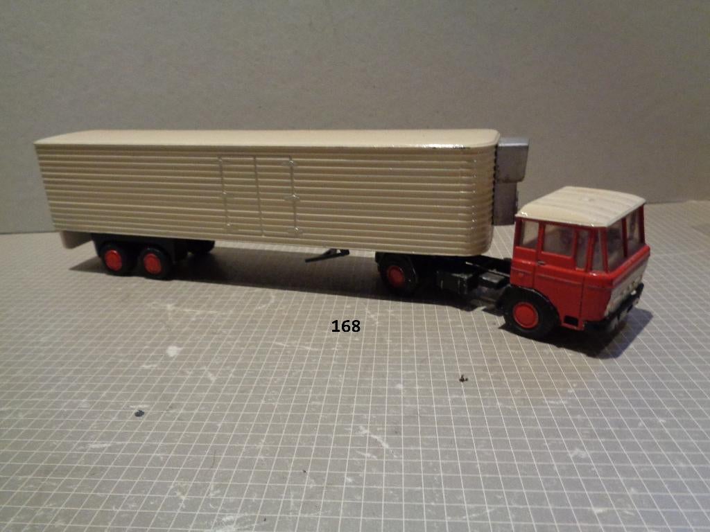 lion daf 2600 met euro trialer code 3, Ophalen of Verzenden, Zo goed als nieuw, Bus of Vrachtwagen, Lion Toys