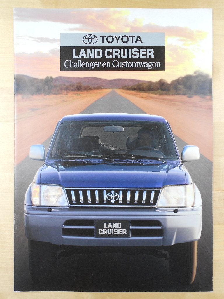 Toyota Landcruiser Brochure 1997 Land Cruiser Challenger, Toyota, Ophalen of Verzenden, Zo goed als nieuw, Toyota