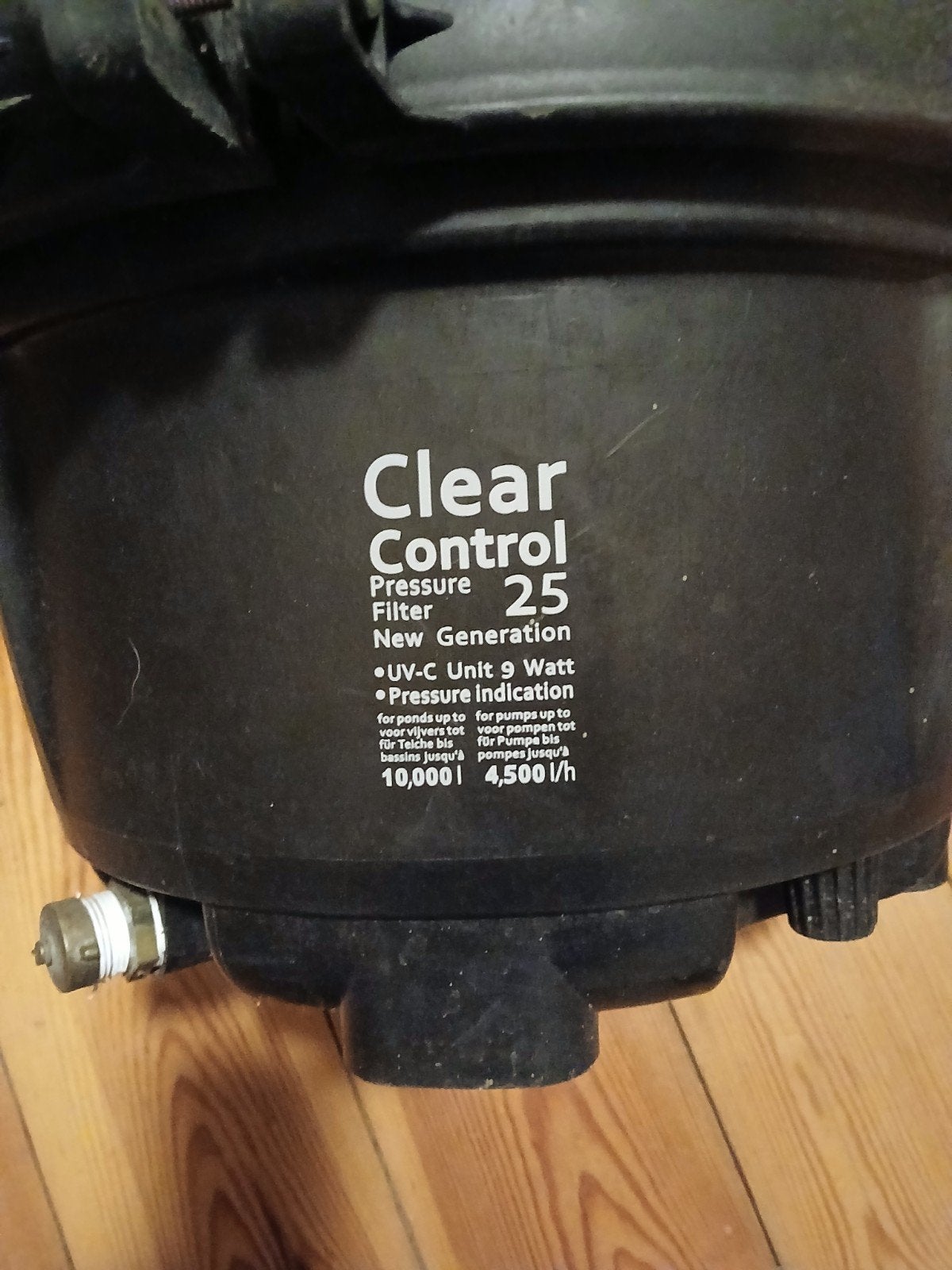 Clear Control 25 Vijverfilter met UV-C Unit 9W, Ophalen of Verzenden, Gebruikt, Vijverfilter