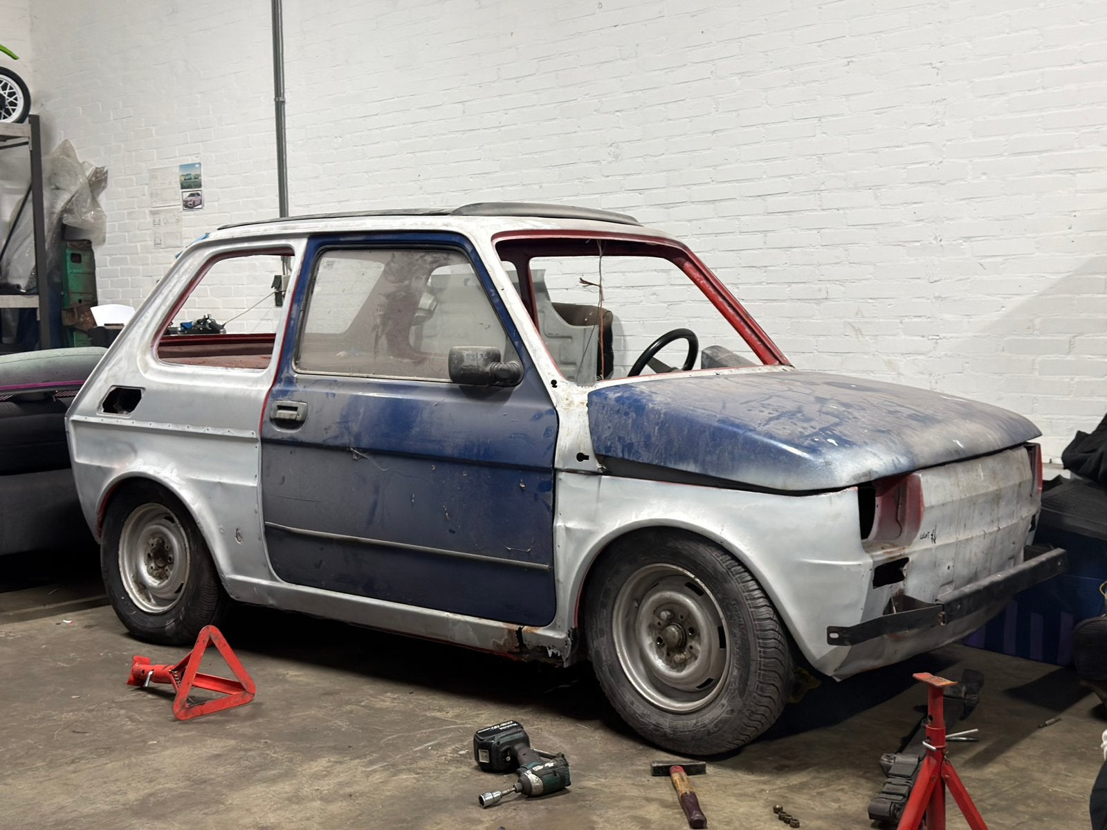 Portier deur fiat 126 elx links en rechts, Ophalen of Verzenden, Fiat