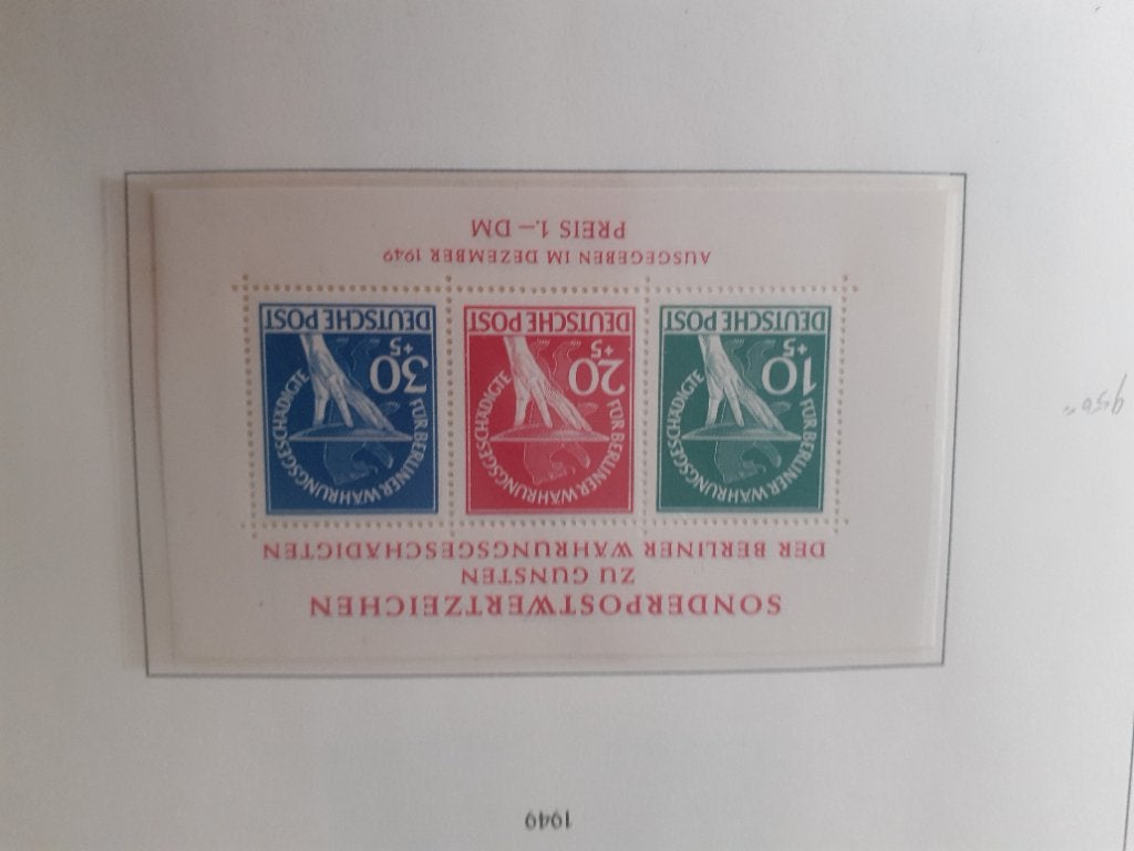 Velletje nr 1 postfris Berlijn, Ophalen of Verzenden, Overige periodes, Postfris