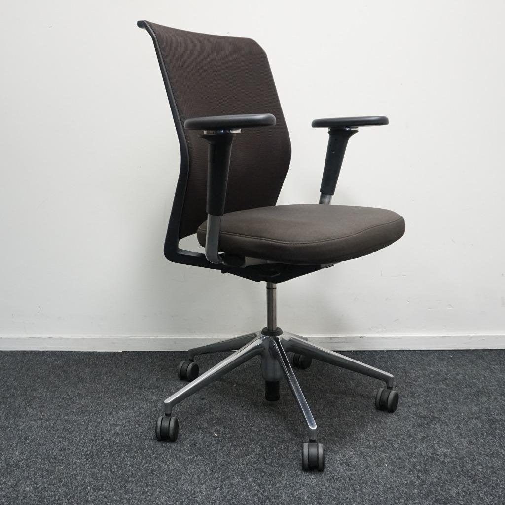 Vitra ID Mesh bureaustoelen | Bruin | Design Burostoelen, Gebruikt, -, Ophalen of Verzenden, -
