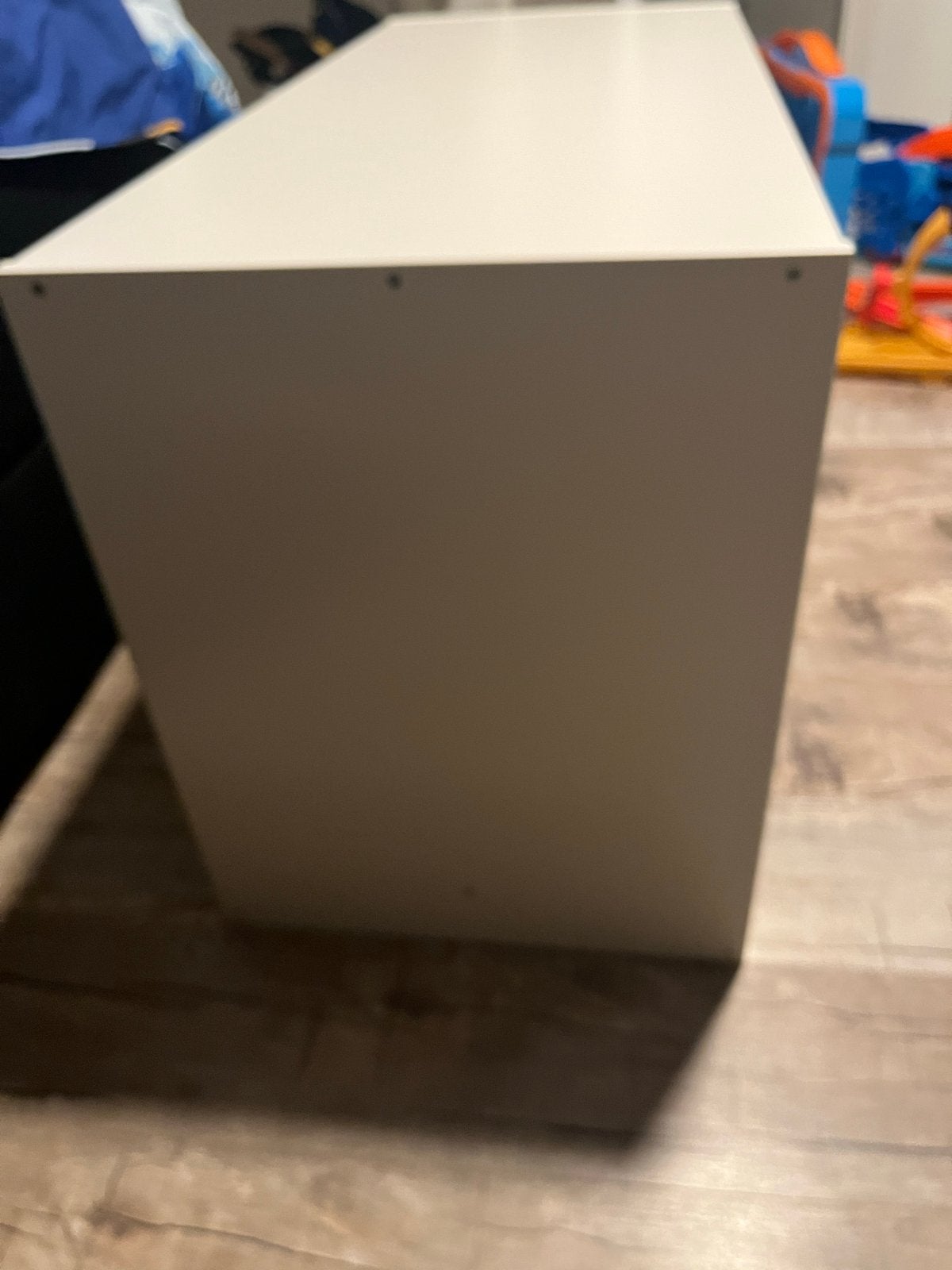 Witte opbergkast met 3 vakken, Ophalen, Gebruikt