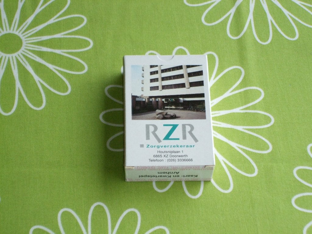 Kwartet / speelkaarten RZR Zorgverzekeraar - Gemeente Arnhem, Verzamelen, Ophalen of Verzenden, Zo goed als nieuw, Kwartet(ten)