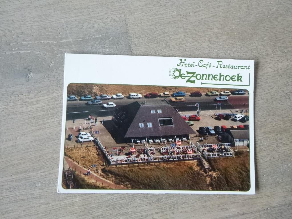 Bloemendaal aan Zee, hotel restaurant de Zonnehoek/luchtfoto, Verzenden, 1980 tot heden, Gelopen, Noord-Holland