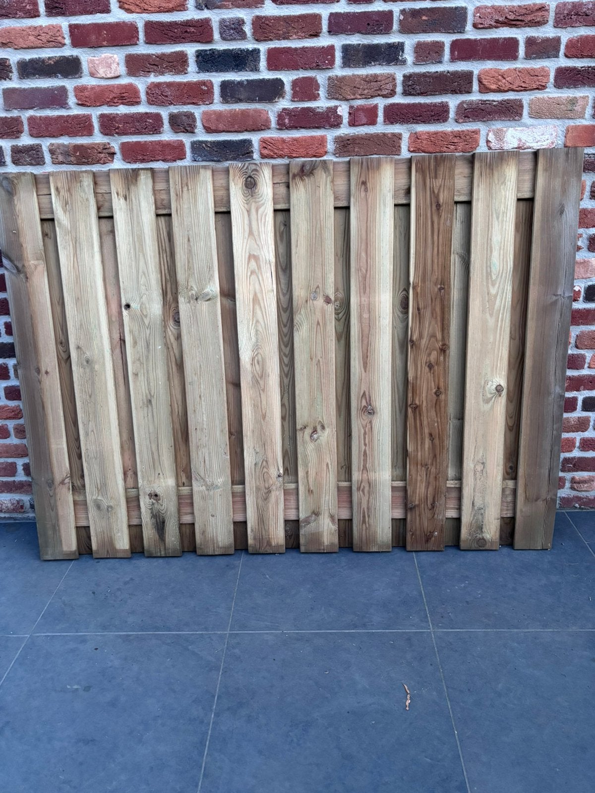 Schutting delen 14 stuks, Tuin en Terras, Schuttingen, Ophalen, 1 tot 2 meter, Minder dan 3 meter, Zo goed als nieuw