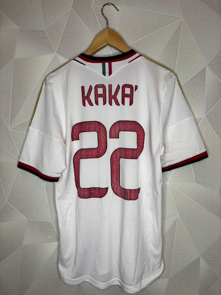AC Milan Uit 2013/2014 Kaka, Sport en Fitness, Voetbal, Zo goed als nieuw, Shirt, Maat M, Ophalen of Verzenden