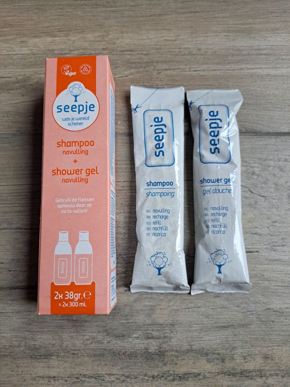 Seepje navulling shampoo en shower, Ophalen of Verzenden, Nieuw, Shampoo of Conditioner