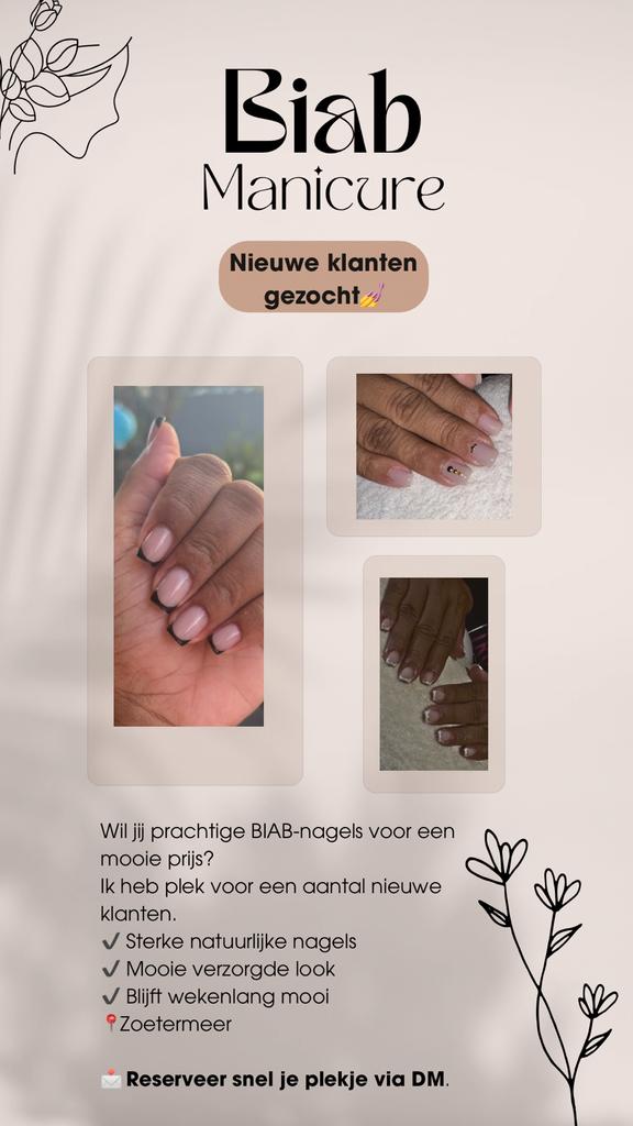 BIAB - Nieuwe klanten, Ophalen, Nieuw, Overige kleuren, Handen en Nagels