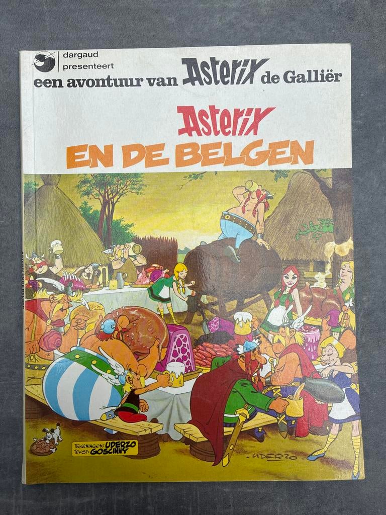 Asterix en de Belgen - Stripboek, Boeken, Stripboeken, Eén stripboek, Ophalen of Verzenden, Zo goed als nieuw