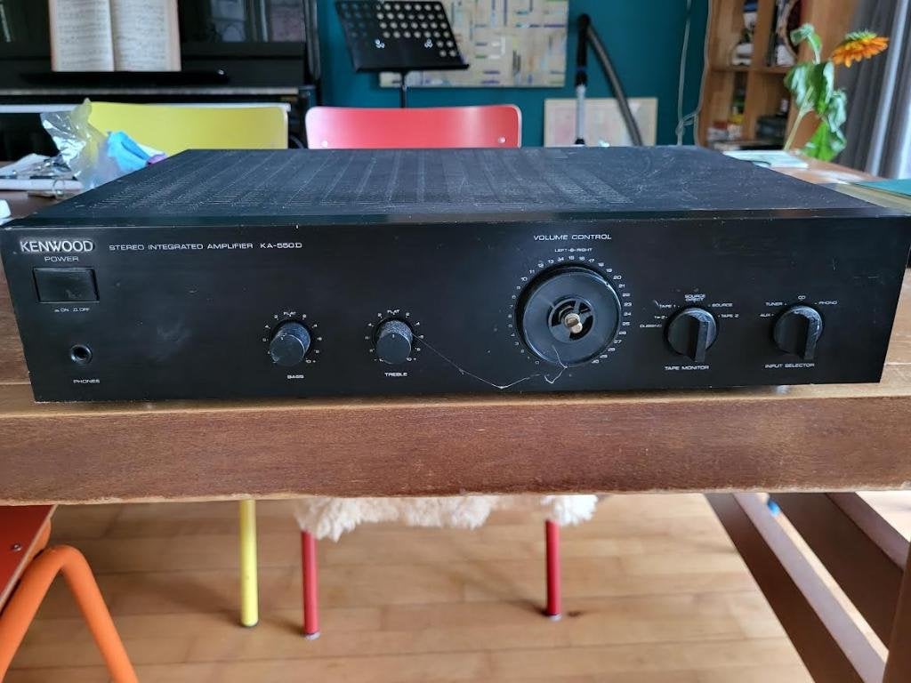 Kenwood versterker, Gebruikt, 120 watt of meer, Stereo, Ophalen