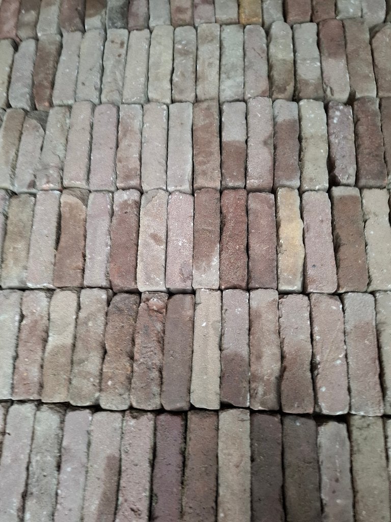 TE KOOP 9,5 M2 OUDE GEBAKKEN KLINKERS 5-DUIMERS, Ophalen, Gebruikt, 5 tot 10 m², Klinkers