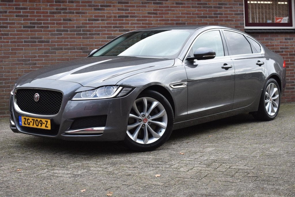 Jaguar XF 2.0d Prestige '19 Leder Xenon Clima NAvi Cruise, Auto's, Jaguar, Automaat, Achterwielaandrijving, Gebruikt, Automatische klimaatregeling
