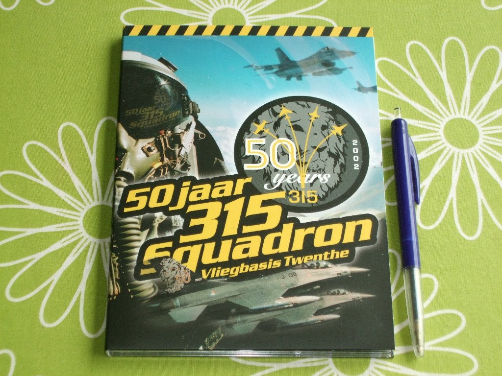 315 Squadron vliegbasis Twente - 50 years - 2002, Ophalen of Verzenden, Landmacht, Nederland, Overige typen