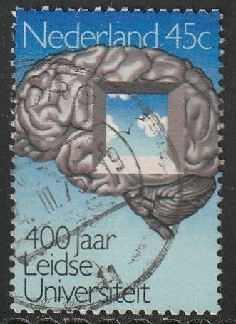 Nederland 1975 1066 Leidse Universiteit, Gest, Ophalen of Verzenden, Na 1940, Gestempeld