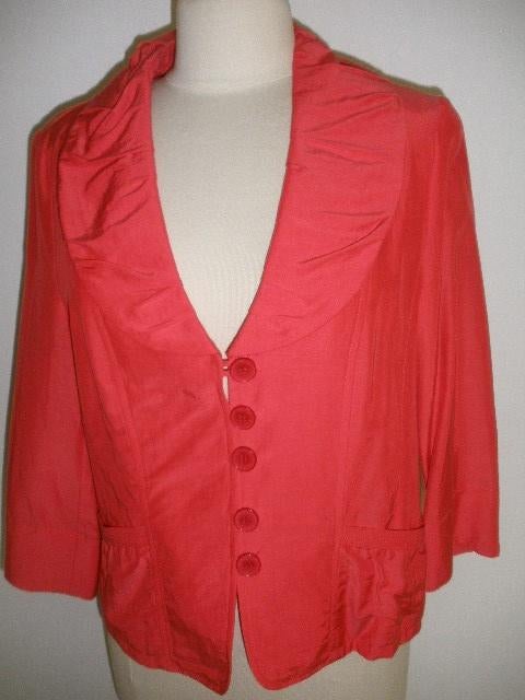 FRANK WALDER colbert rood maat 42, Ophalen of Verzenden, Zo goed als nieuw, Maat 42/44 (L), Rood