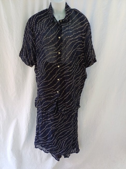 Mooi 2-delig outfit, een rok met blouse mt 48 merk Erfie, Kostuum of Pak, ., Maat 46/48 (XL) of groter, Ophalen of Verzenden