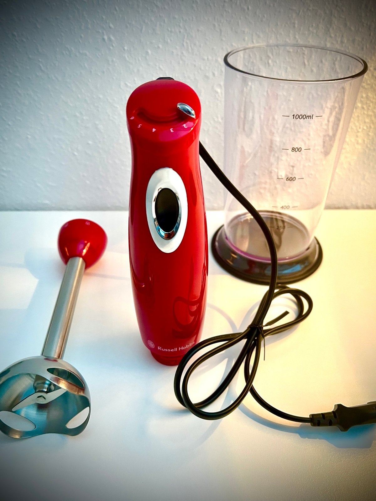 NIEUW Voor boot, camper Russell Hobbs Essentials Staafmixer, Ophalen of Verzenden, Zo goed als nieuw