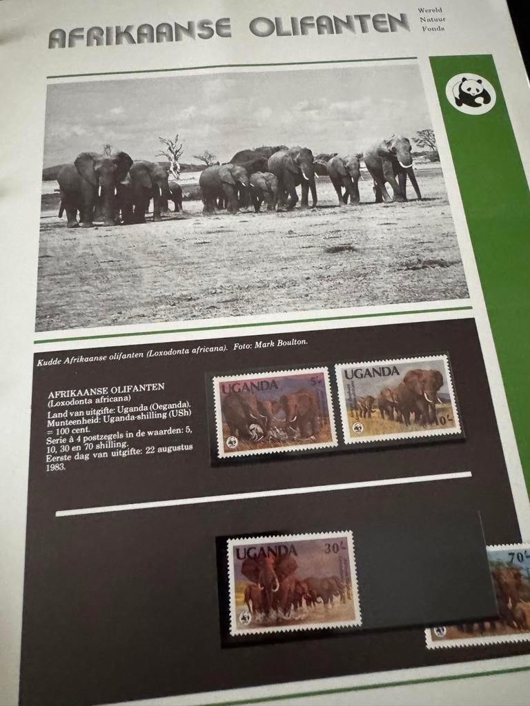 WWF postzegels/ Enveloppen: Afrikaanse Dieren Postzegels, Postzegels en Munten, Verzenden, Onbeschreven, Rest van de wereld
