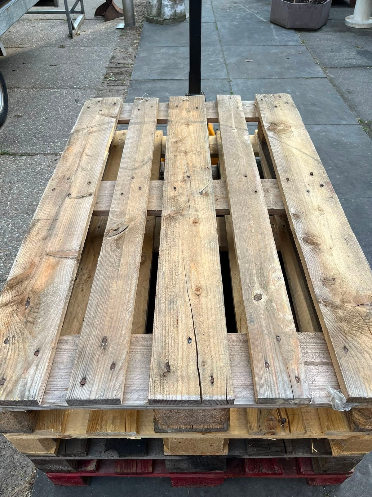 Pallets..4 stuks, Doe-het-zelf en Verbouw, Hout en Planken, Ophalen, Zo goed als nieuw, Pallet, Minder dan 200 cm