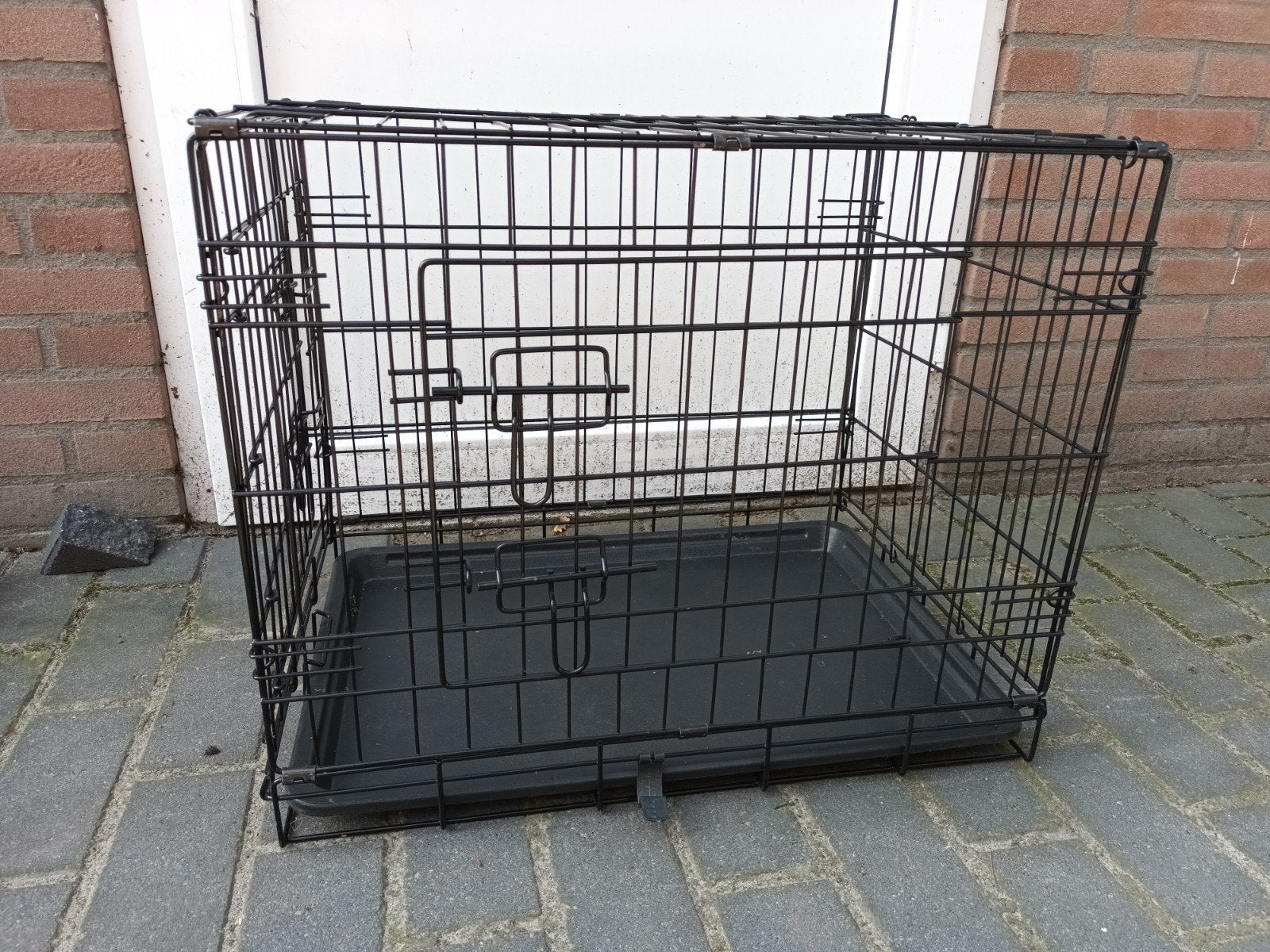 Nette hondenbench te koop, Ophalen, Zo goed als nieuw, 75 tot 110 cm, Minder dan 65 cm