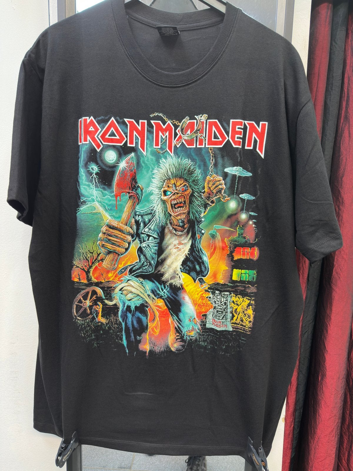 Iron maiden t-shirt maat xL, Kleding | Heren, Ophalen of Verzenden, Zo goed als nieuw, Maat 52/54 (L), Zwart