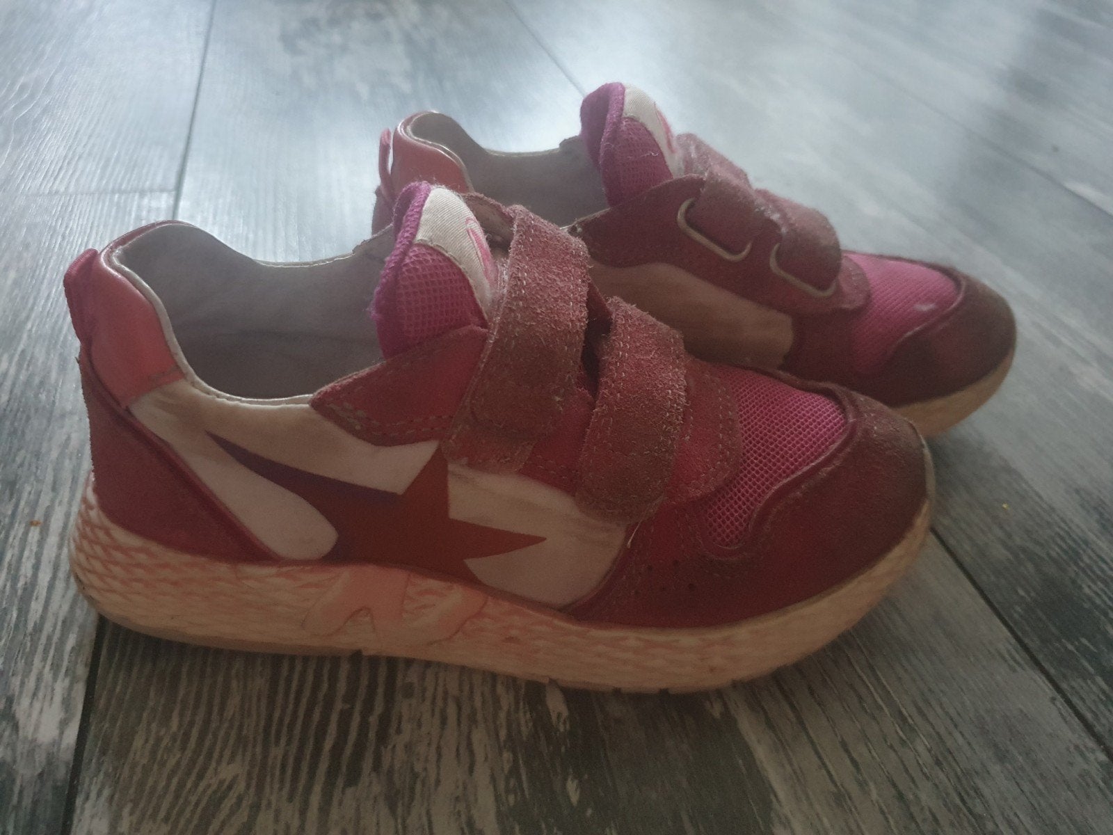 Naturino sneakers donkerroze, maat 27, Ophalen, Gebruikt, Meisje, Schoenen