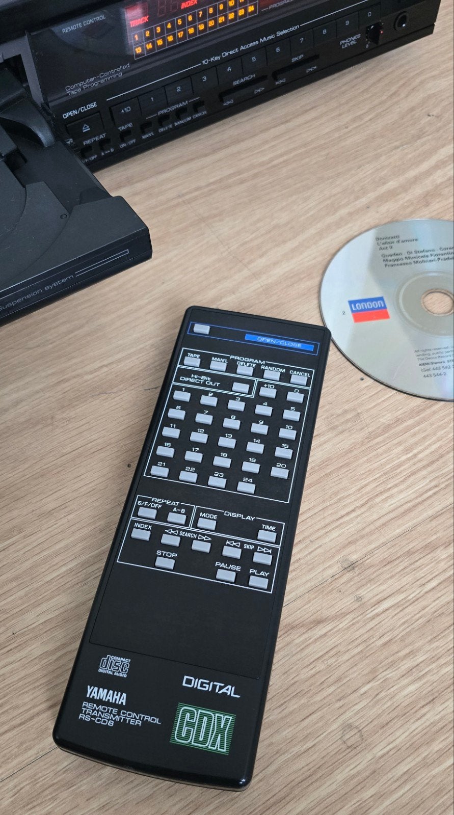 Yamaha CDX-820 CD-speler met afstandsbediening, Ophalen of Verzenden