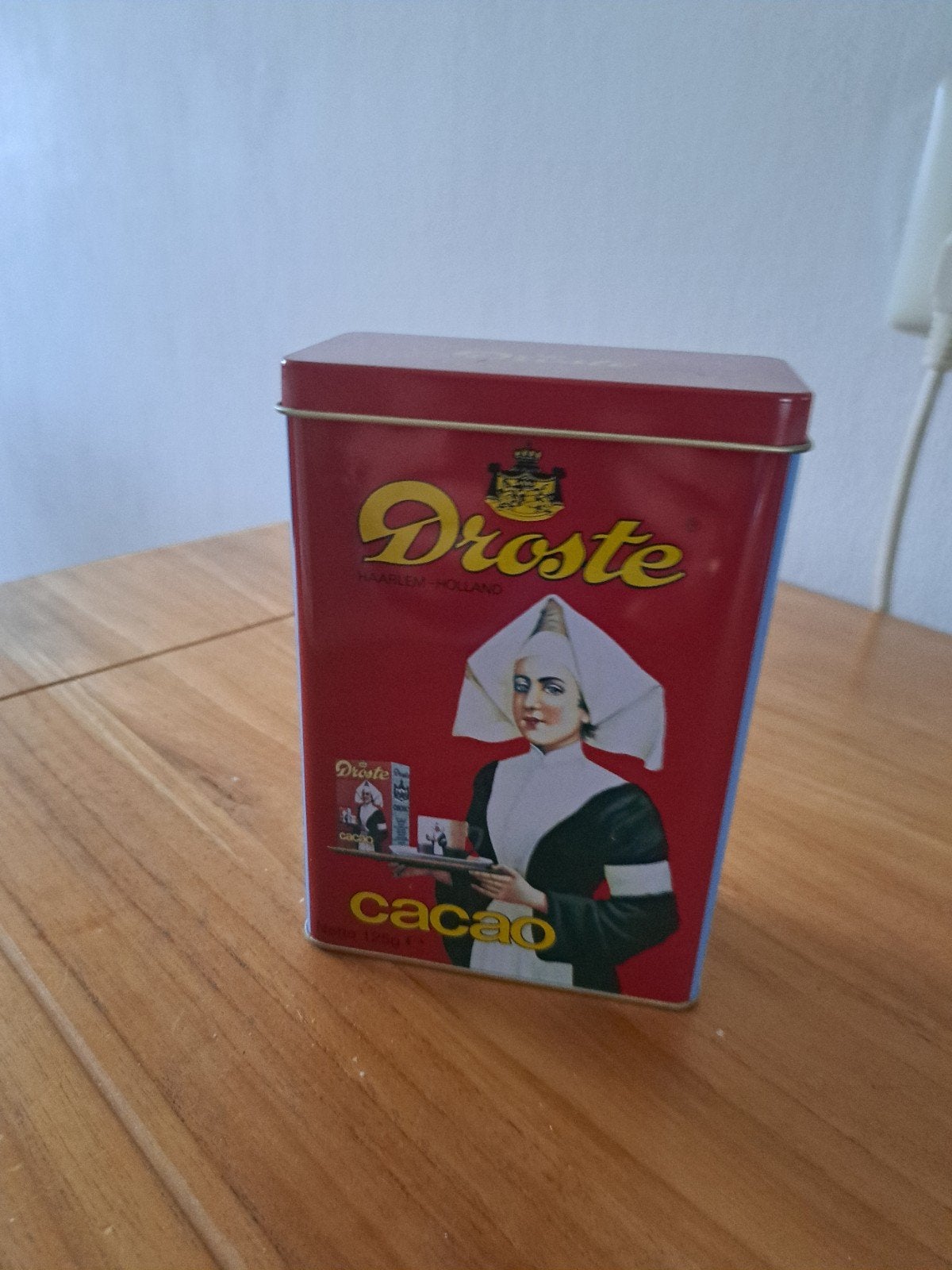 Supermooi Droste Cacao Blik - Haarlem Holland, Ophalen of Verzenden, Gebruikt, Overige, Droste