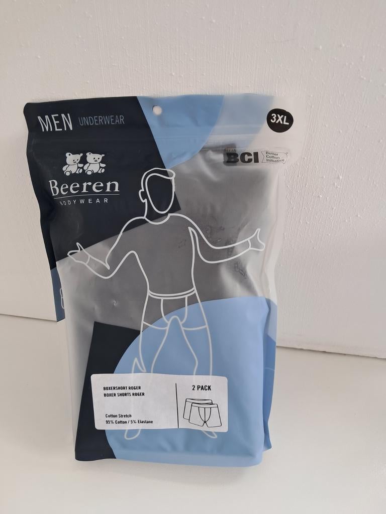Nieuw in verpakking set Beeren boxershorts maat 3XL, Kleding | Heren, Ondergoed, Ophalen of Verzenden, Zwart, Beeren, Boxer