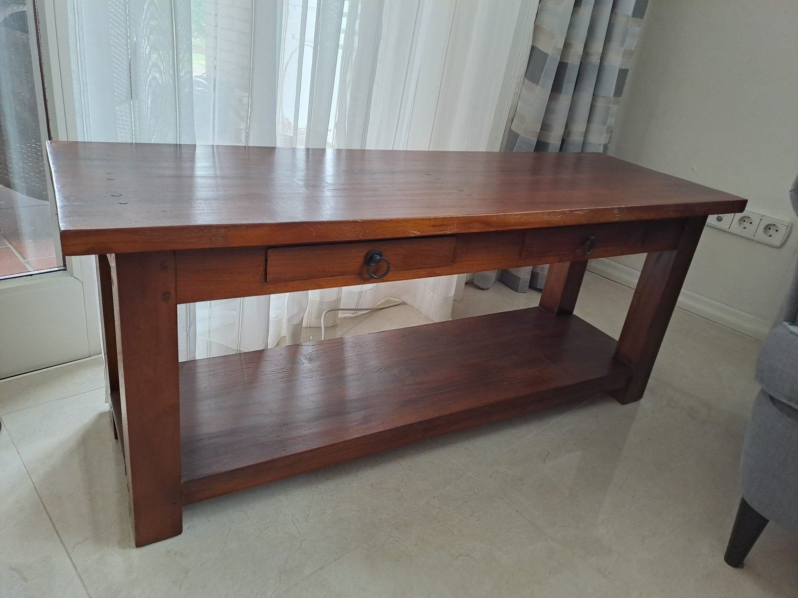 Tv meubel, Ophalen, Gebruikt, 100 tot 150 cm, 50 tot 100 cm