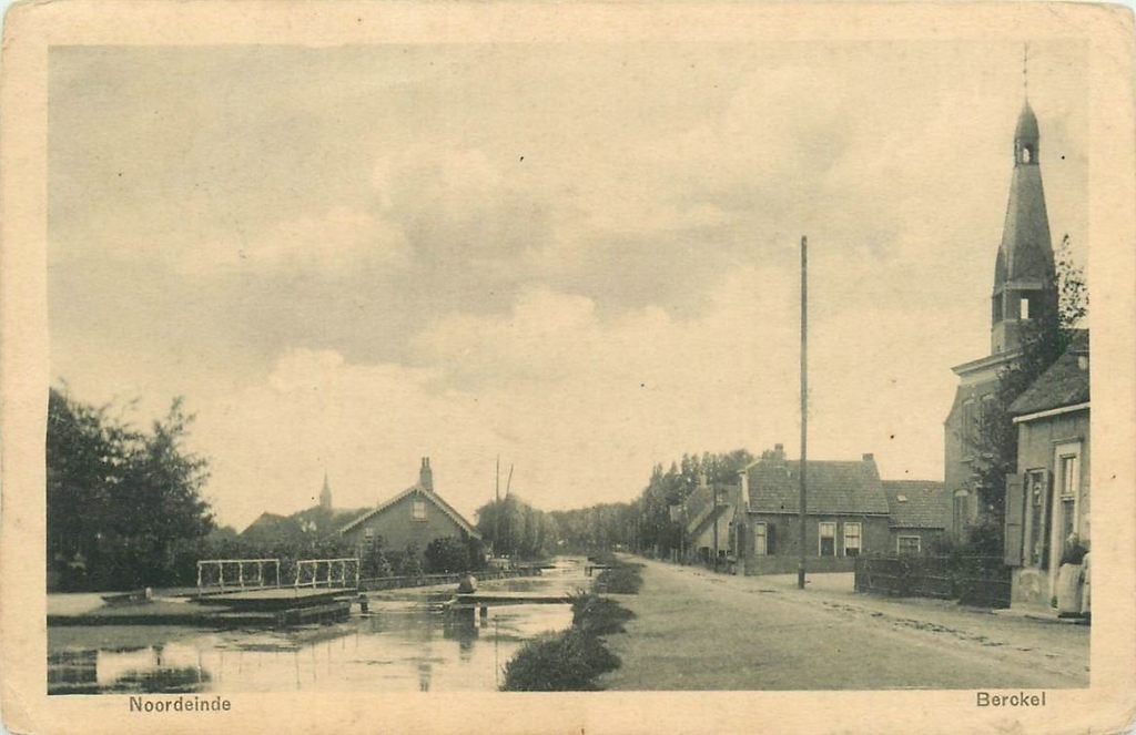 702-001-013 Berkel Noordeinde, Verzamelen, Ophalen of Verzenden, Voor 1920, Zuid-Holland