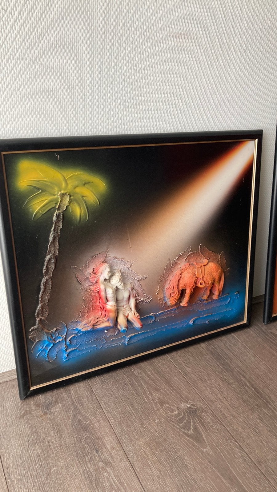 Vintage 3d kunst wanddecoratie, Ophalen
