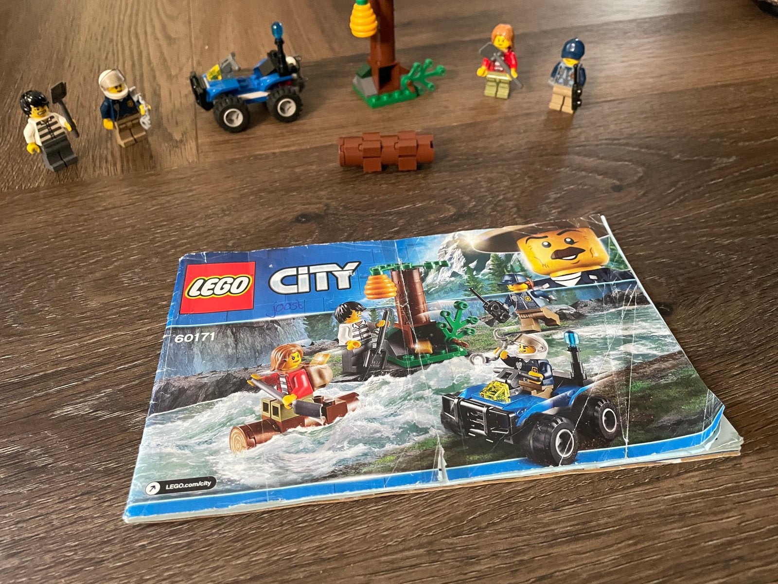 City lego: Bergachtervolging 60171, Compleet, City, Lego, Ophalen of Verzenden