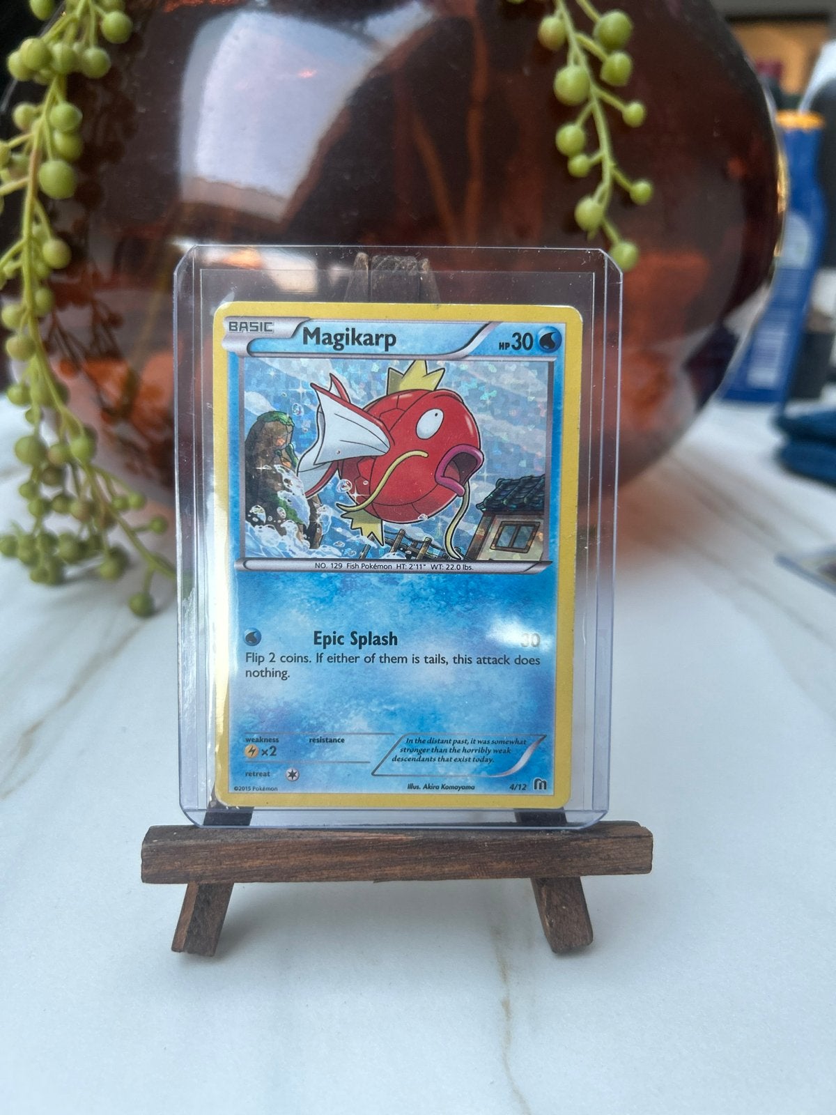 Pokémon Magikarp 4/12 McDonald's Promo 2016, Ophalen of Verzenden, Gebruikt, Losse kaart