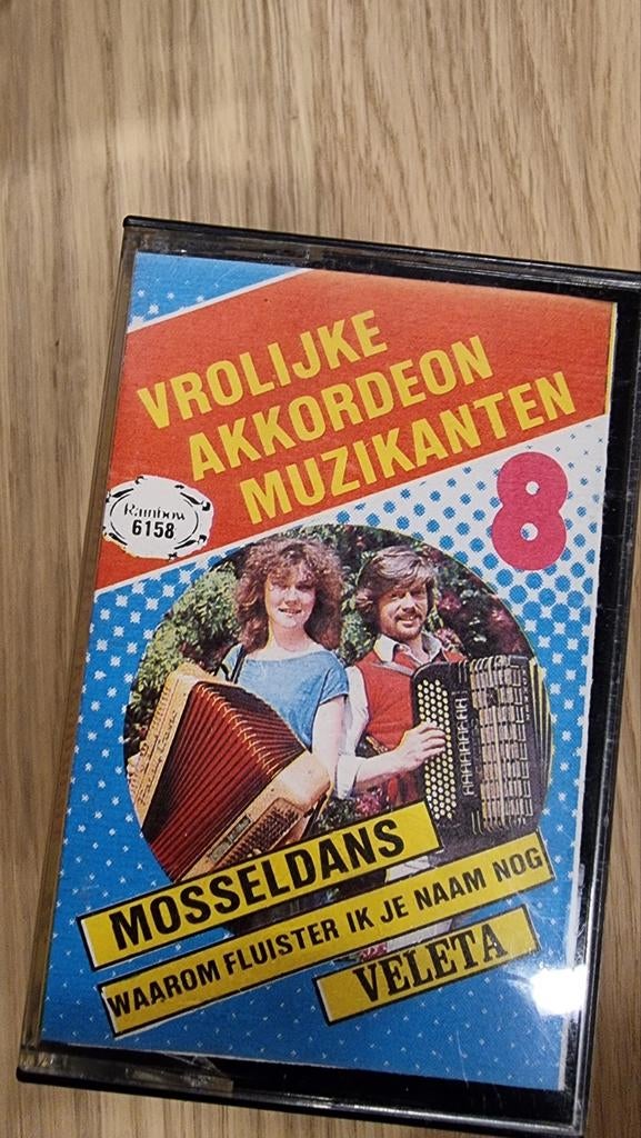 Verzameling Vrolijke Accordeon Muzikanten Cassettebandjes, Cd's en Dvd's, Cassettebandjes, Gebruikt, 2 t/m 25 bandjes, Overige genres