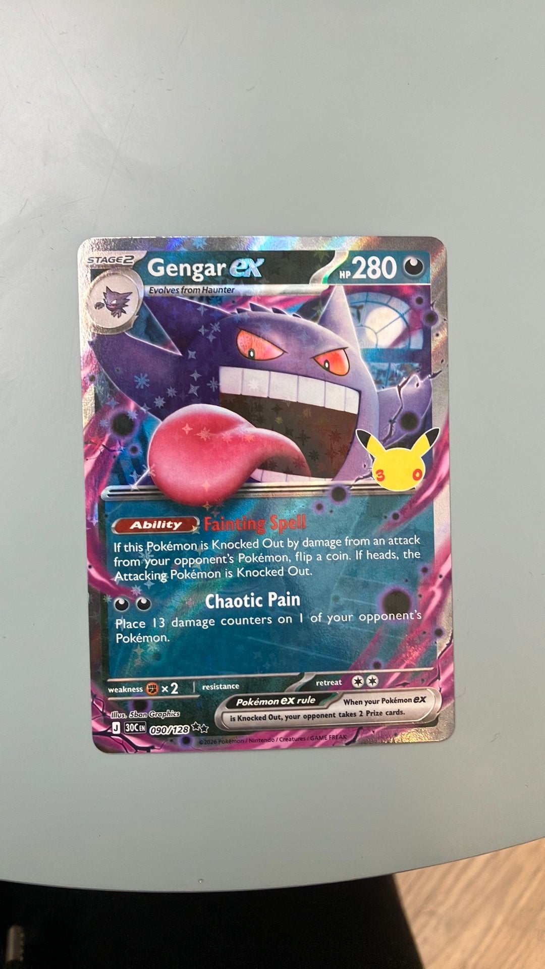 Gengar ex 090/128, Ophalen, Zo goed als nieuw