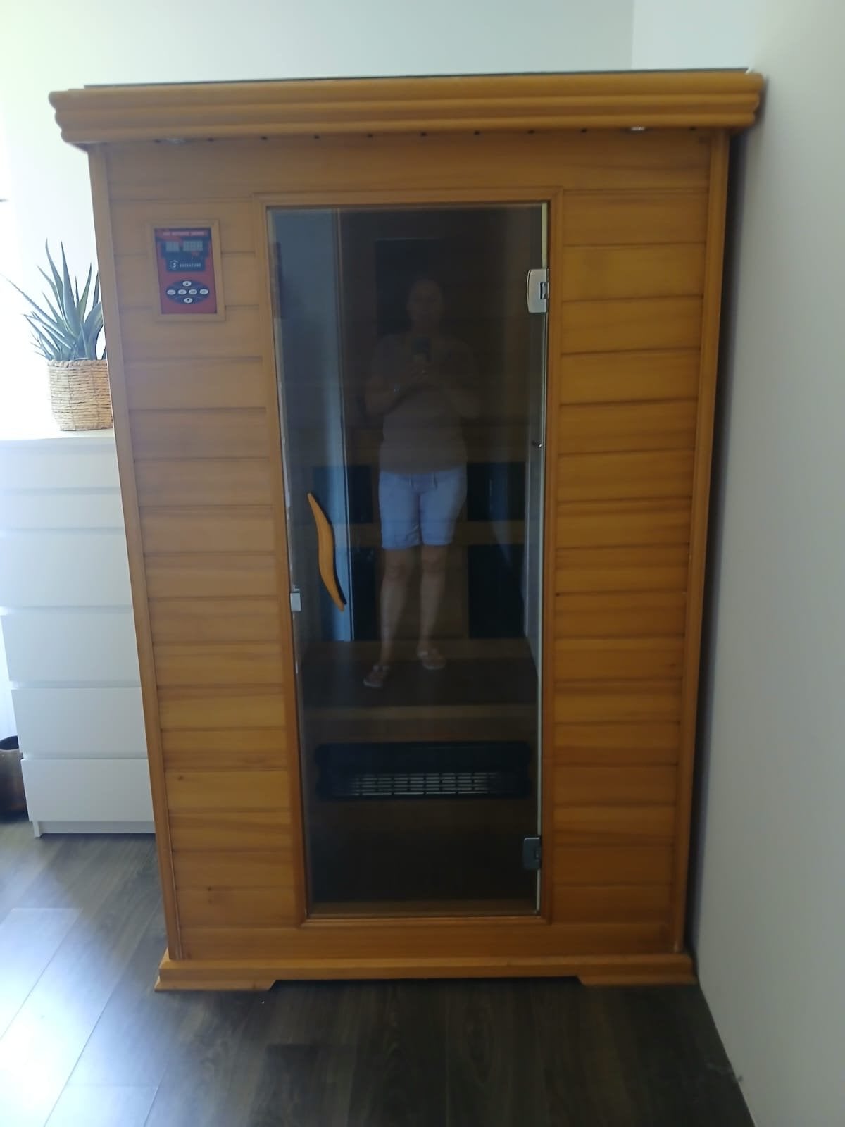 Infrarood sauna voor thuisgebruik - Zo goed als nieuw, Ophalen of Verzenden, Zo goed als nieuw, Infrarood, Complete sauna