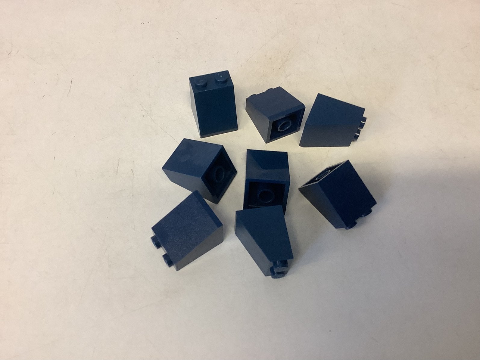 Lego dakpan 65 2x2x2 donker blauw, Ophalen of Verzenden, Gebruikt, Losse stenen, Lego