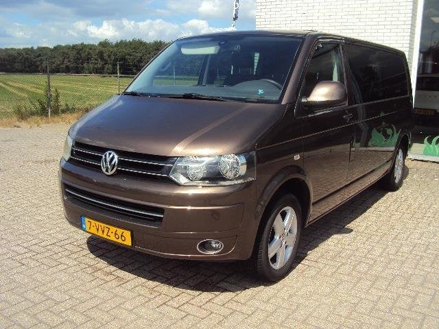 Volkswagen Transporter 2.0 TDI L2H1 DC Comfortline, Euro 5, Stof, Gebruikt, 4 cilinders