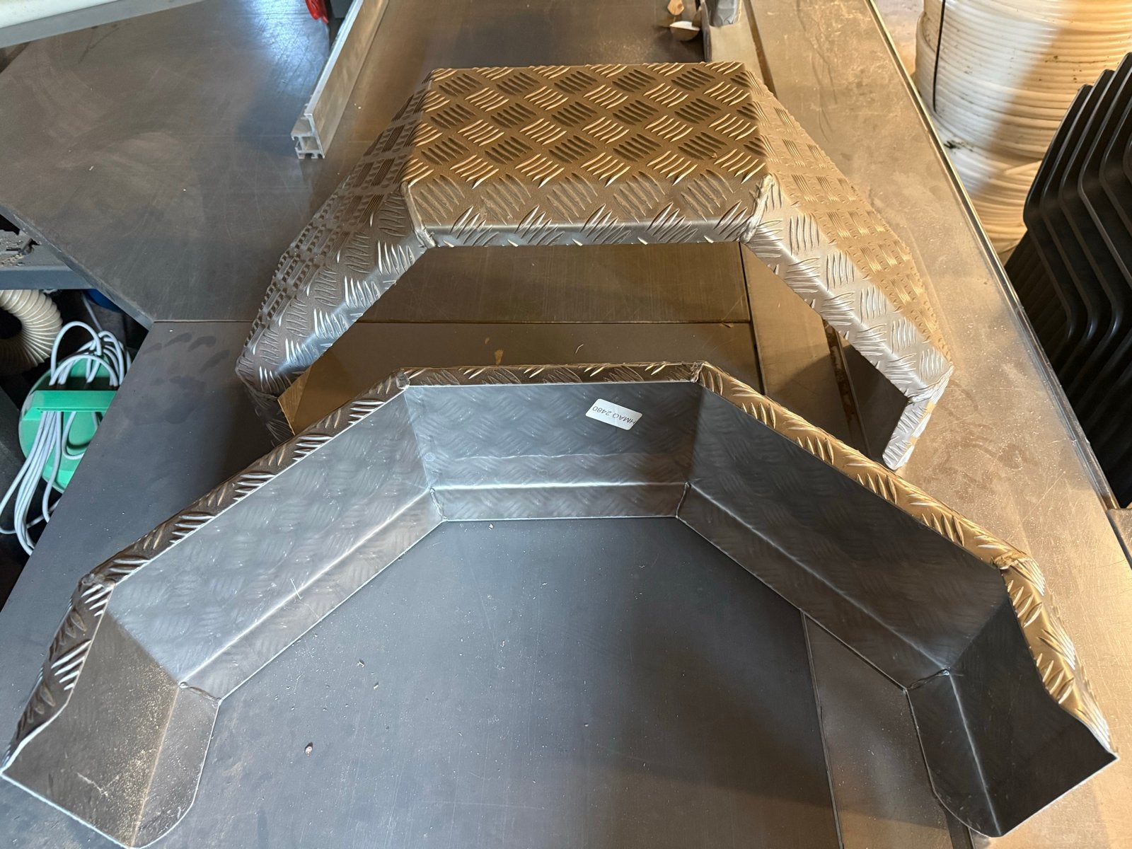 Nieuwe spatborden enkel Asser van stevig traanplaat, Ophalen, Nieuw