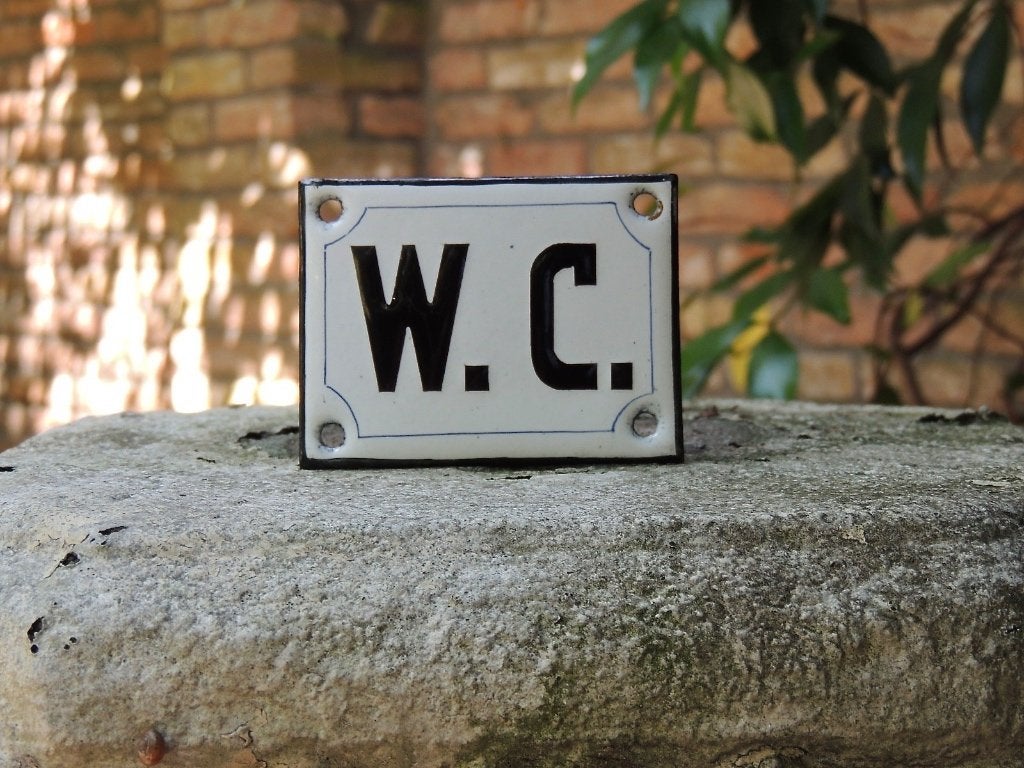 Emaille bord, Ophalen of Verzenden, Zo goed als nieuw, Reclamebord